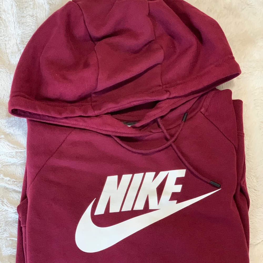 Nike Burgundy Hoodie